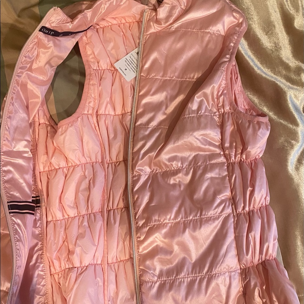 New with tags Anatomie vest pink parachute material